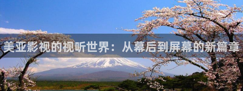 奇米在线播放777：美亚影视的视听世界：从幕后到屏幕的新篇章